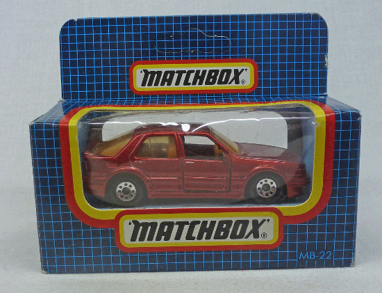 Picture of Matchbox Dark Blue Box MB22 Saab 9000 Turbo Red 