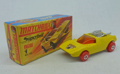 Picture of Matchbox Superfast MB1f Mod Rod with RED Wheels