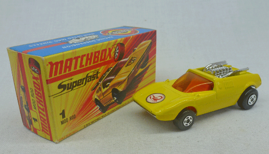 Picture of Matchbox Superfast MB1f Mod Rod with SCORPION Label