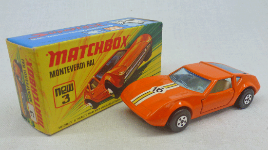 Picture of Matchbox Superfast MB3d Monterverdi Hai with 16 LABEL