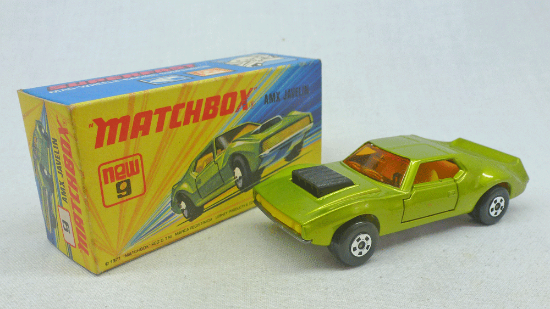 Picture of Matchbox Superfast MB9e AMX Javelin Light Green with Black Air Intake