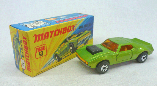 Picture of Matchbox Superfast MB9e AMX Javelin Light-Mid Green SILVER Base