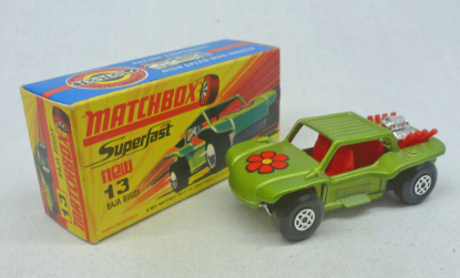 Picture of Matchbox Superfast MB13e VW Baja Buggy Light Green with RED Interior