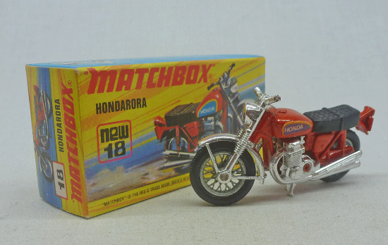 Picture of Matchbox Superfast MB18f Hondarora with Chrome Forks [Type B]