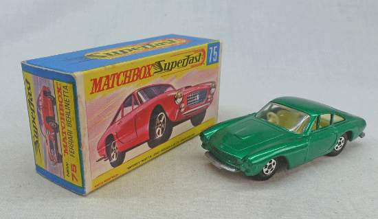 Picture of Matchbox Superfast MB75b Ferrari Berlinetta GREEN