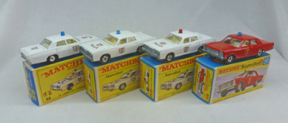 Picture of MATCHBOX MB55 & MB59 POLICE & FIRE CHIEF CARS