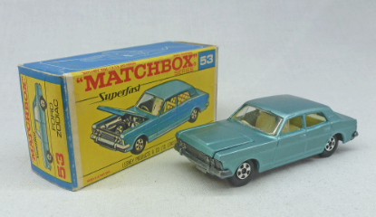 Picture of MATCHBOX SUPERFAST MB53 FORD ZODIAC STEEL BLUE