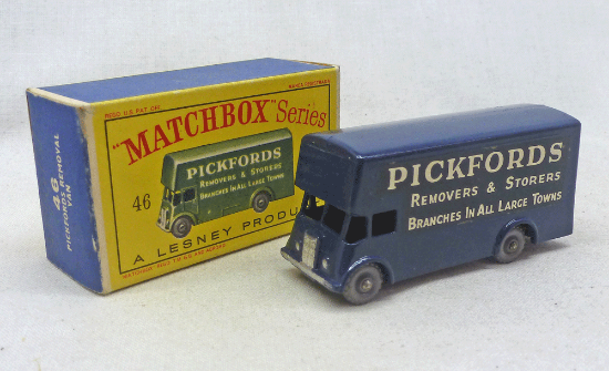 Picture of Matchbox Toys MB46b Pickfords Removal Blue