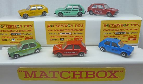 Picture of MATCHBOX EBAY AUCTION PREVIEW MB7 VW GOLF'S