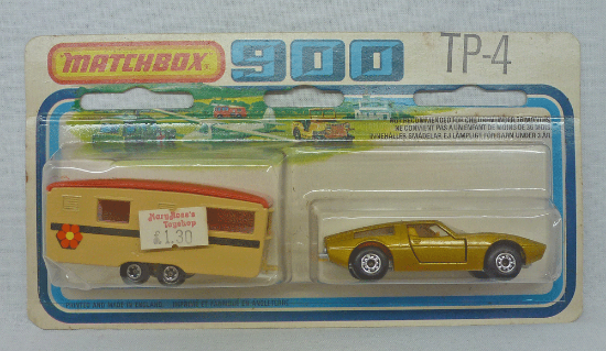 Picture of Matchbox TWIN PACK TP-4 GOLD BORA & TAN CARAVAN