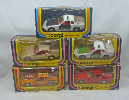 Picture of Corgi Toys Group of Porsche's