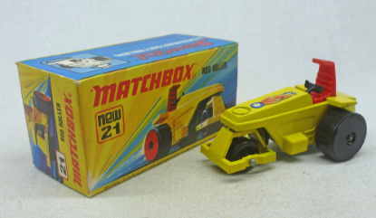 Picture of Matchbox Superfast MB21e Rod Roller with Black Wheels i Box