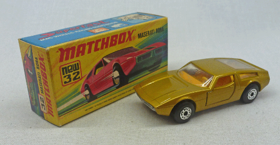 Picture of Matchbox Superfast MB32d Maserati Bora GOLD