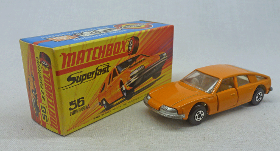 Picture of Matchbox Superfast MB56c BMC 1800 Pininfarina Orange Wide Wheels H Box