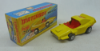 Picture of Matchbox Superfast MB58d Woosh-N-Push Yellow with FLOWER Label