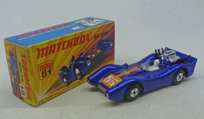 Picture of Matchbox Superfast MB61c Blue Shark SILVER Painted Base