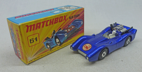 Picture of Matchbox Superfast MB61c Blue Shark with SCORPION Label