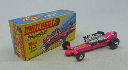 Picture of Matchbox Superfast MB64c Slingshot Dragster Darker Pink