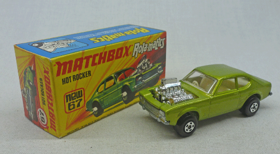 Picture of Matchbox Superfast MB67c Ford Capri Hot Rocker Green i Box