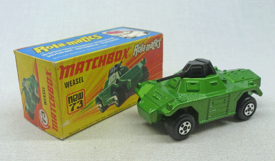 Picture of Matchbox Superfast MB73d Weasel Green i Box