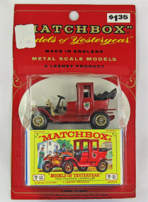 Picture of MATCHBOX YESTERYEAR HTF BLISTER PACK EDITION