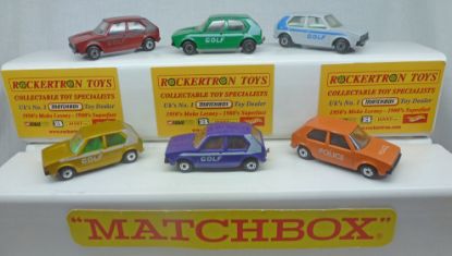 Picture of NOVEMBER EBAY AUCTION PREVIEW MATCHBOX BULGARIAN VW GOLFS