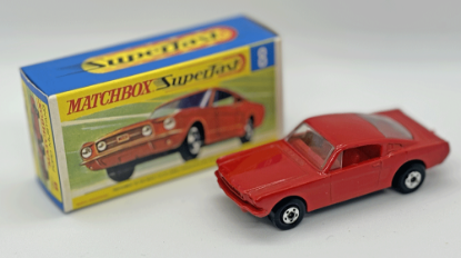 Picture of MATCHBOX SUPERFAST MB8 FORD MUSTANG RED with RED INTERIOR